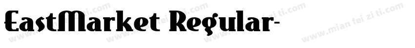 EastMarket Regular字体转换
